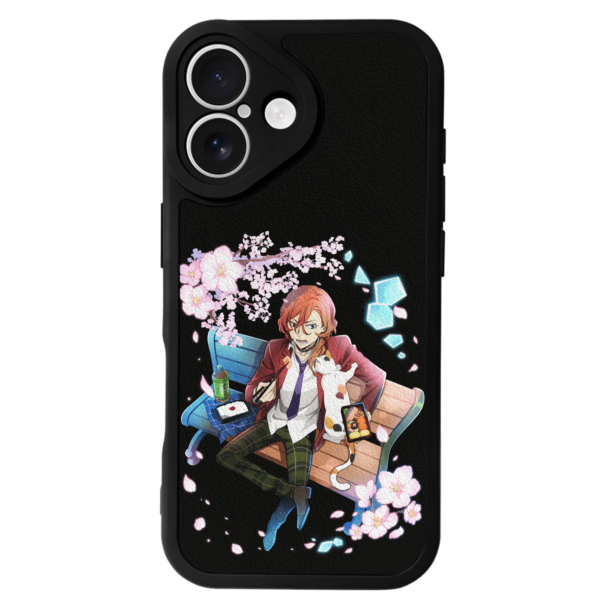 （画像用） 文豪ストレイドッグス Bungo Stray Dogs 【iPhone 16シリーズ対応】シリコンスマホケース（レザー調） 材質：シリコン